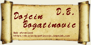 Dojčin Bogatinović vizit kartica